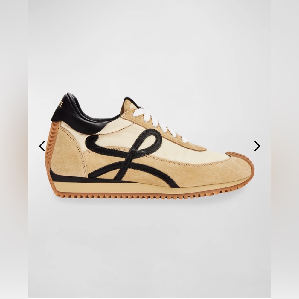 Loewe Flow Runner Suede and Leather Sneakers EU 40/sz 10
